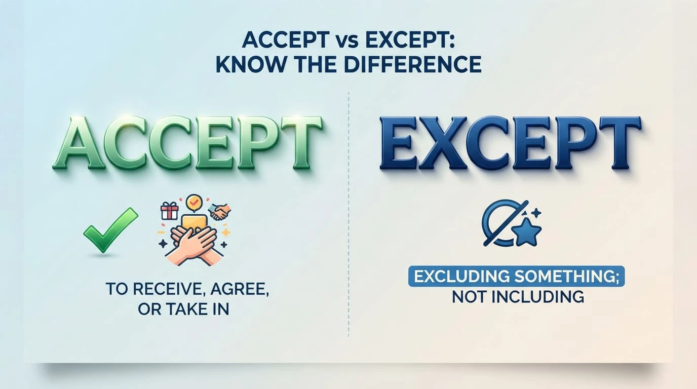 Accept or Except