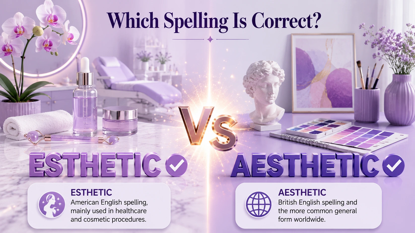 Esthetic or Aesthetic