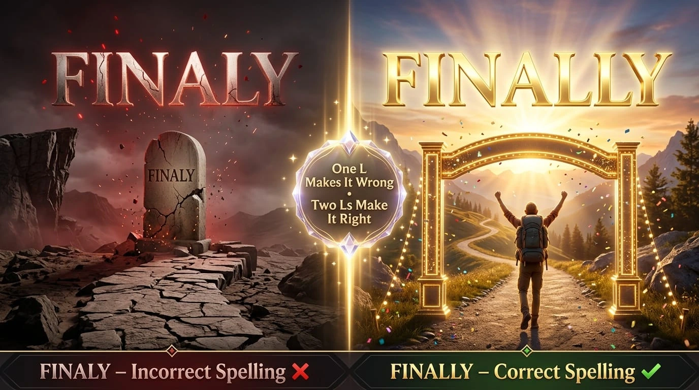 Finaly or Finally