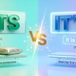 its or it's