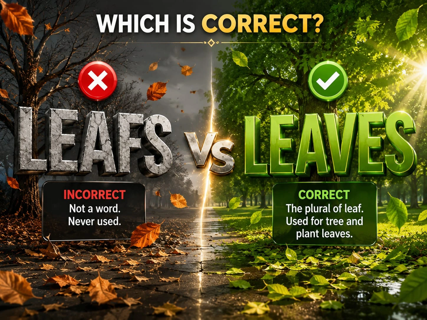 Leaves or Leafs