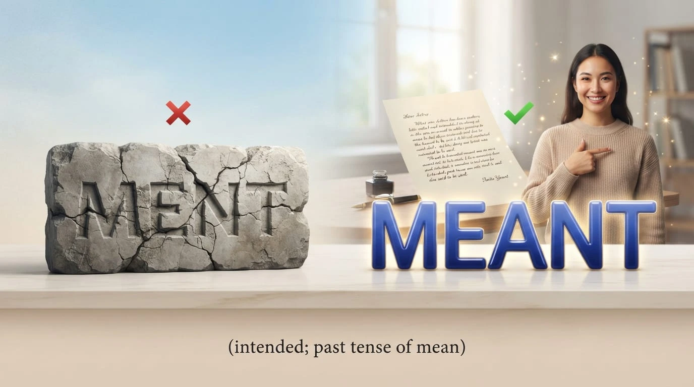 Ment or Meant