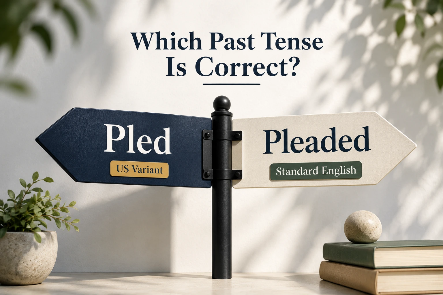 Pled or Pleaded: Which Past Tense Is Correct?