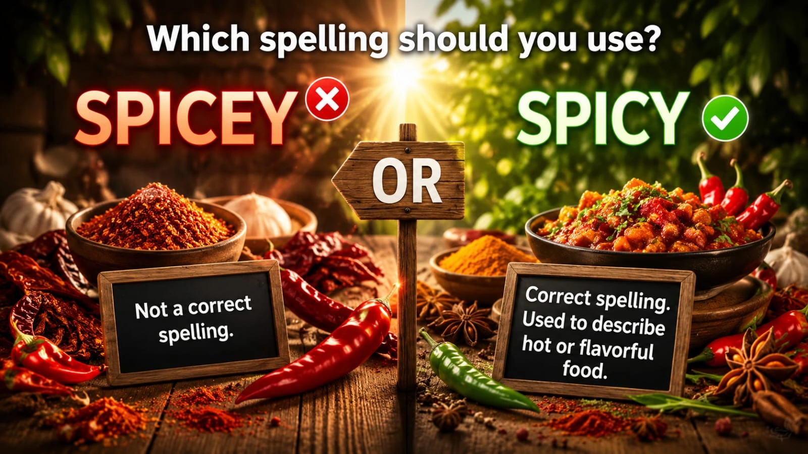 spicey or spicy