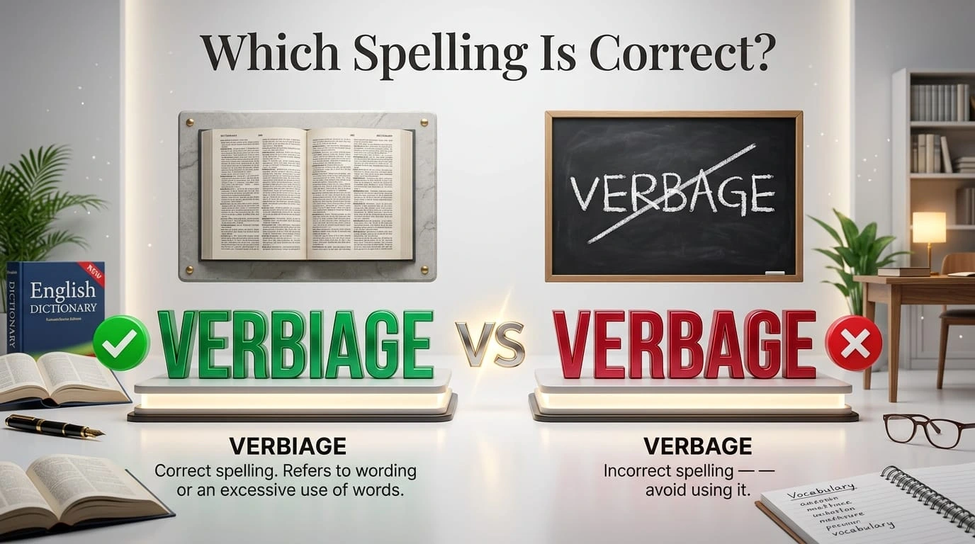 Verbage or Verbiage