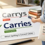 Carrys or Carries: Which Spelling Is Correct?