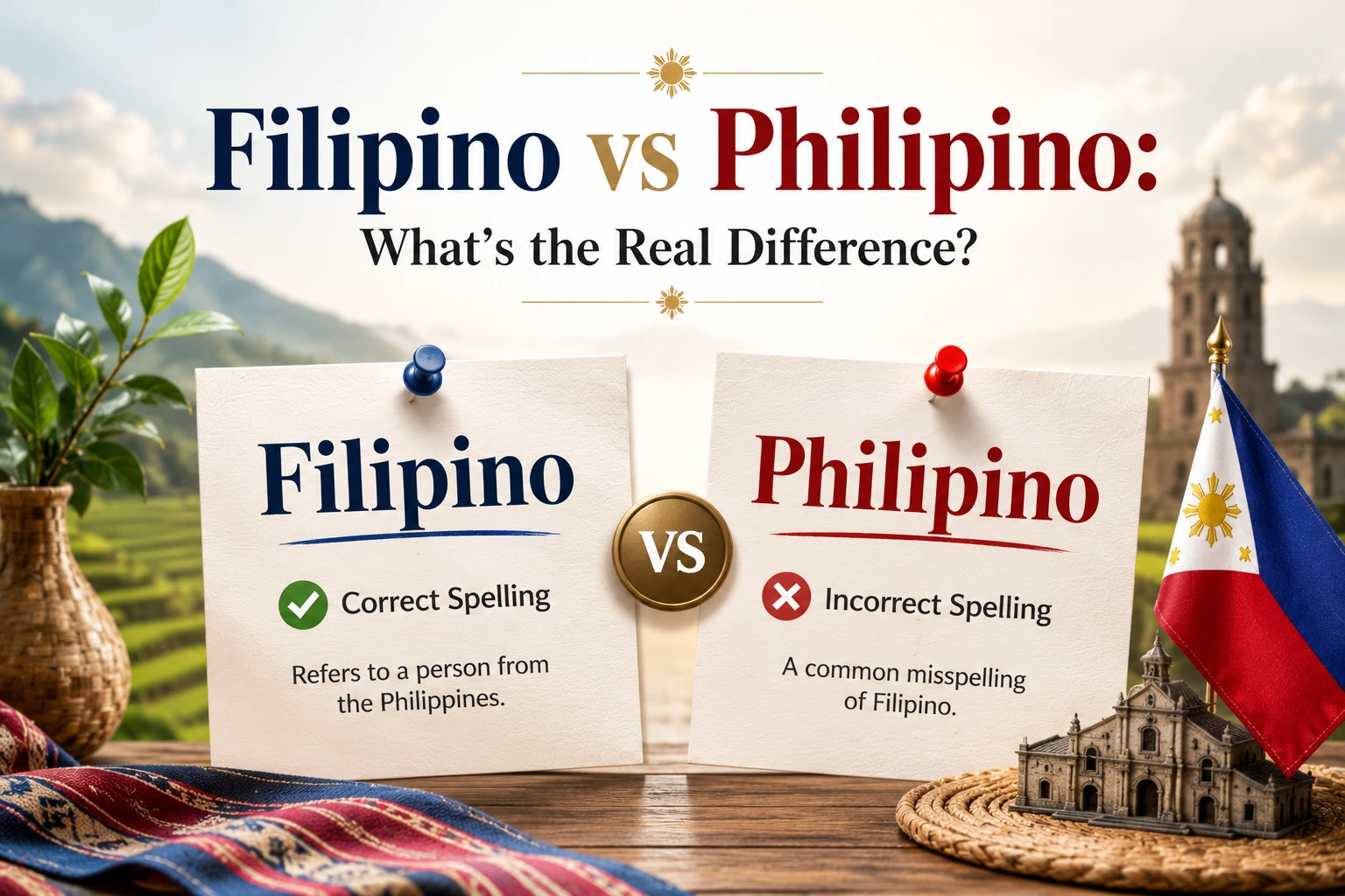 Filipino vs Philipino: What's the Real Difference?