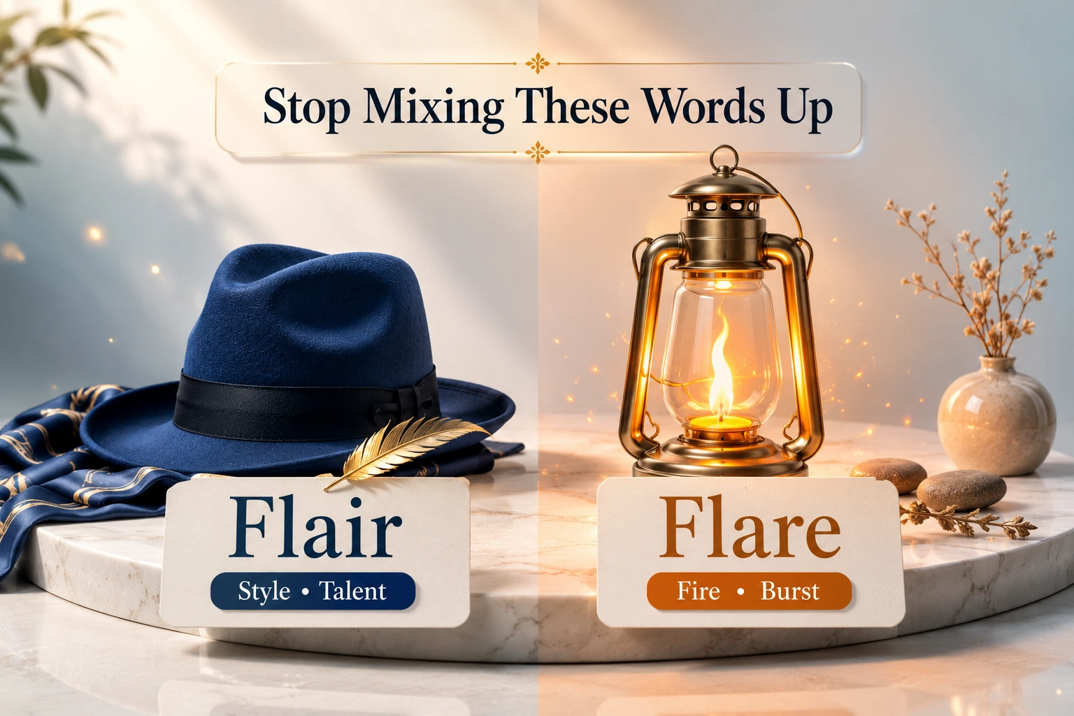 Flair or Flare? Stop Mixing These Words Up