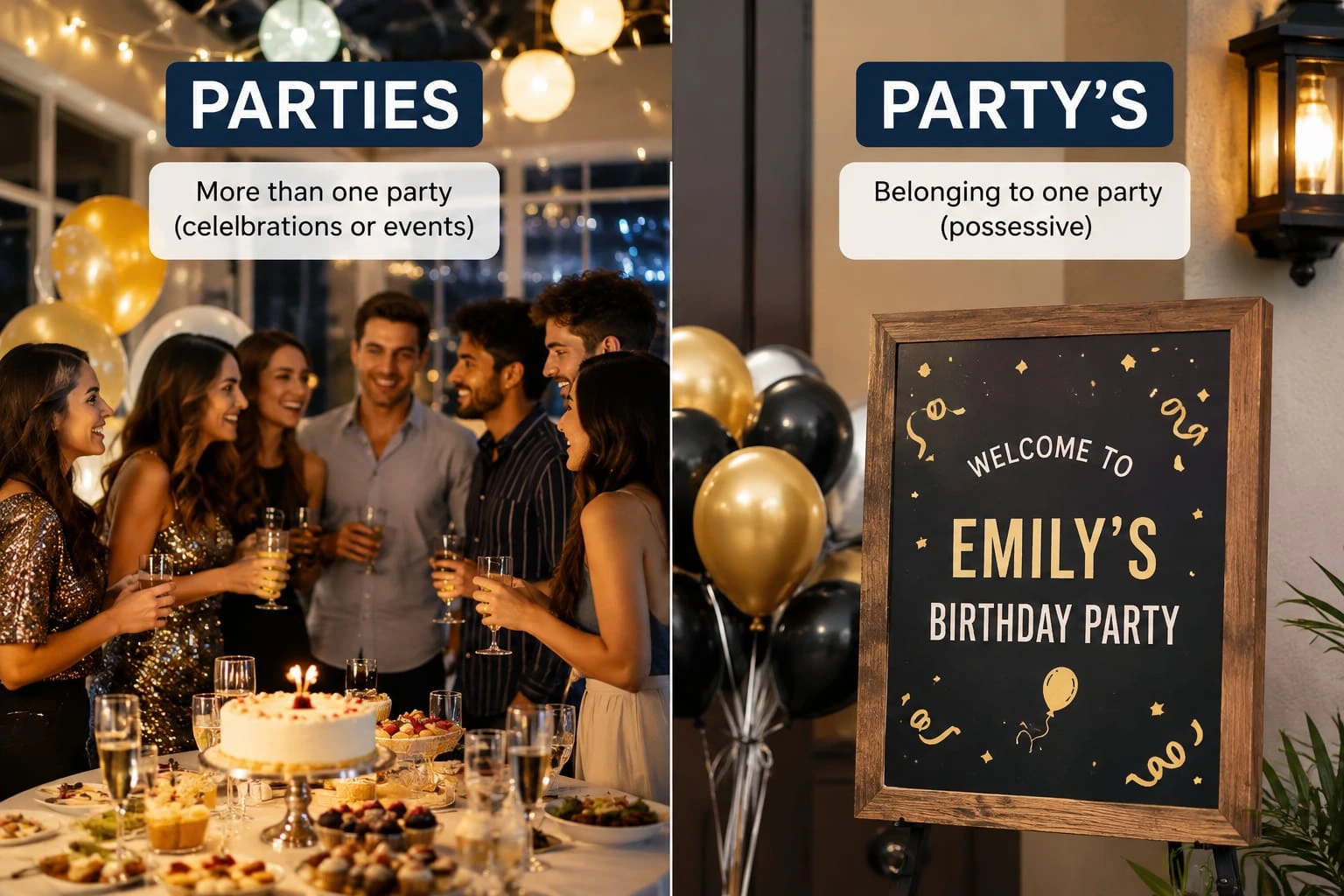 parties or party's