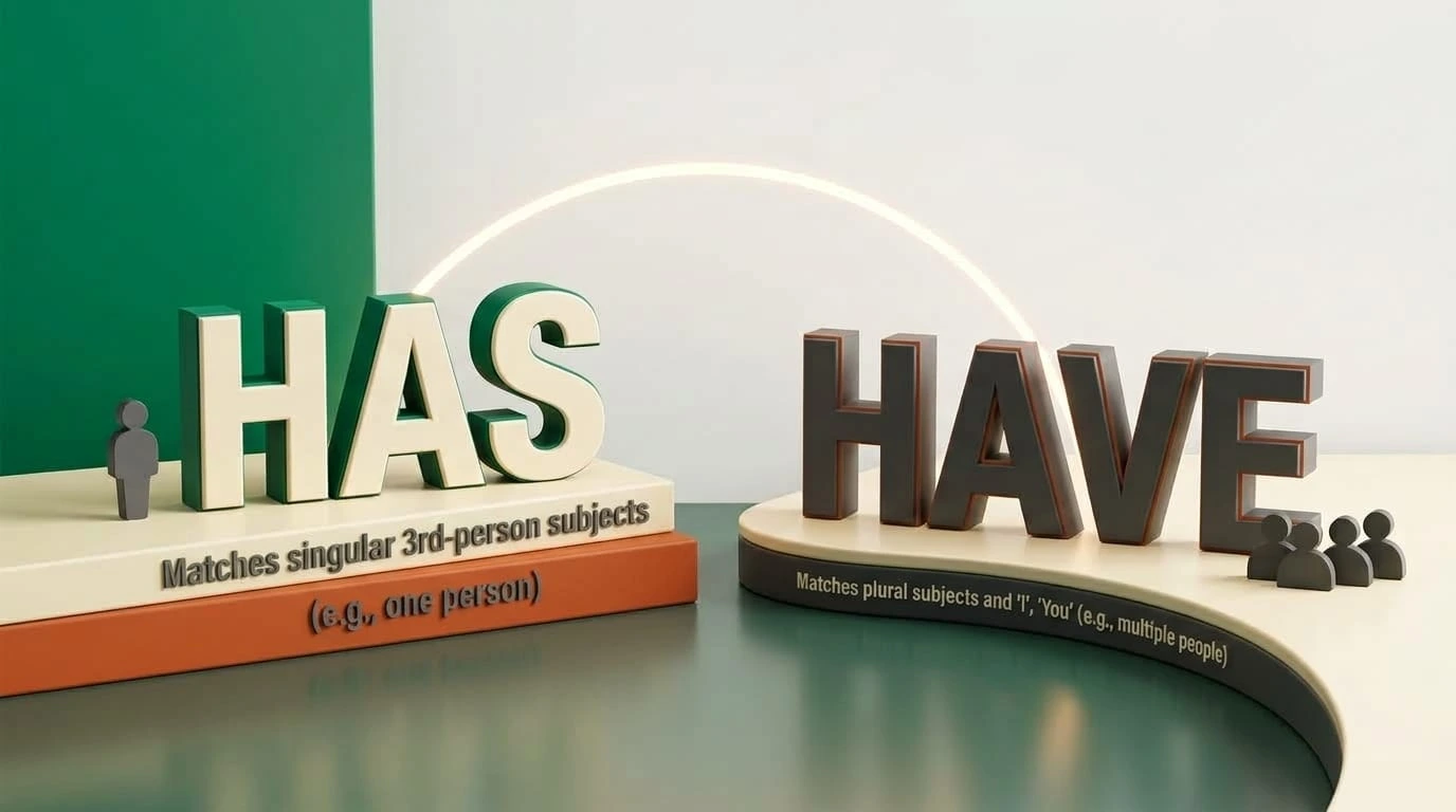Has or Have grammar difference with examples